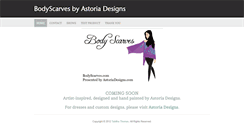 Desktop Screenshot of bodyscarves.com